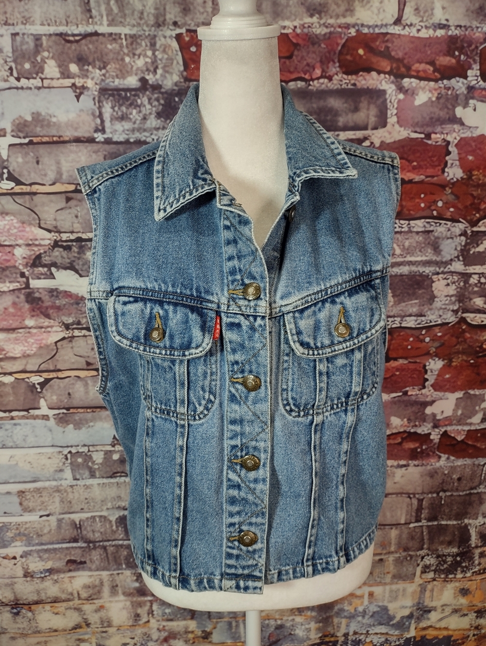 Vintage Bugle Boy For Her Denim Vest